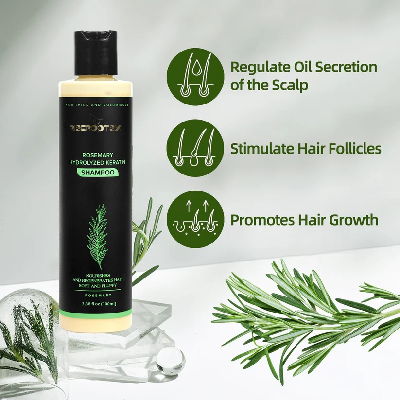 🔥LAST DAY 50% OFF - 🌿Riserootsx® Organic Rosemary Hair Growth Shampoo