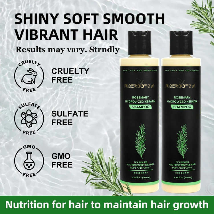 🔥LAST DAY 50% OFF - 🌿Riserootsx® Organic Rosemary Hair Growth Shampoo
