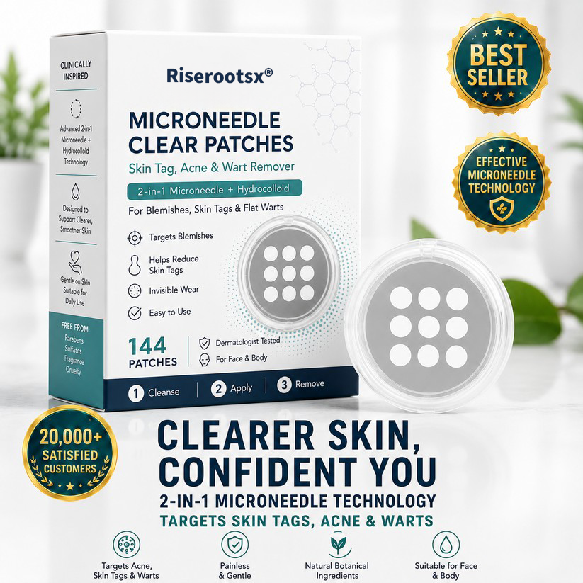 🌟Riserootsx® 2-in-1 Hydrocolloid Care Patches
