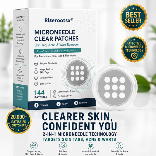 🌟Riserootsx® 2-in-1 Hydrocolloid Care Patches