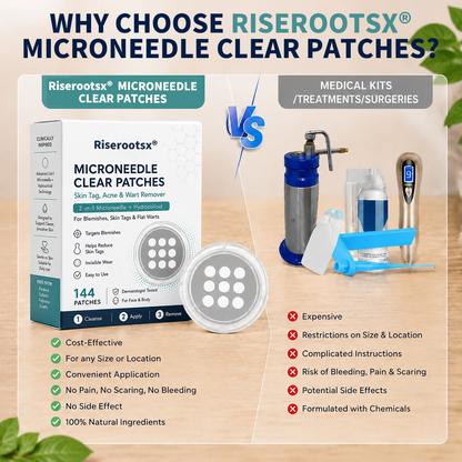 🌟Riserootsx® 2-in-1 Hydrocolloid Care Patches