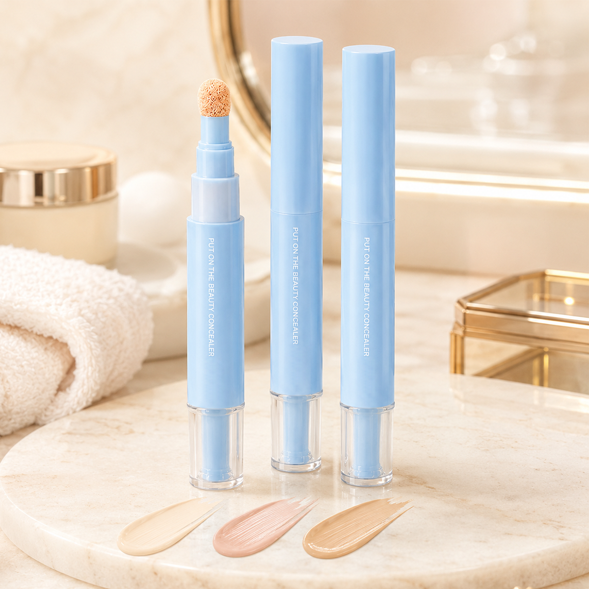 ✨ Lightweight Dual-Action Matte Coverage Concealer Foundation